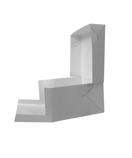 Caja GREY Porcion de Torta 18x14x12 (x50 uni)