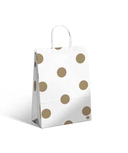 Bolsa Golden Dots 22x10x30