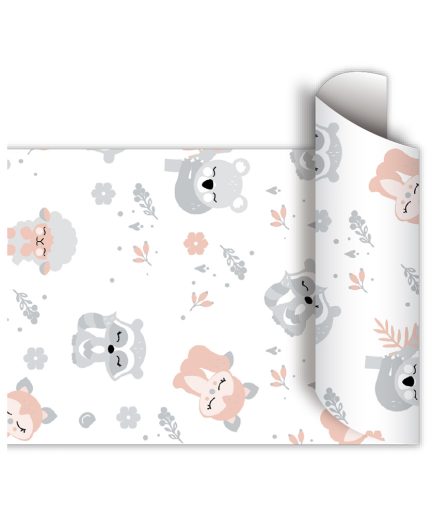 Papel de regalo bobina 40cm x100 Mts - BABY