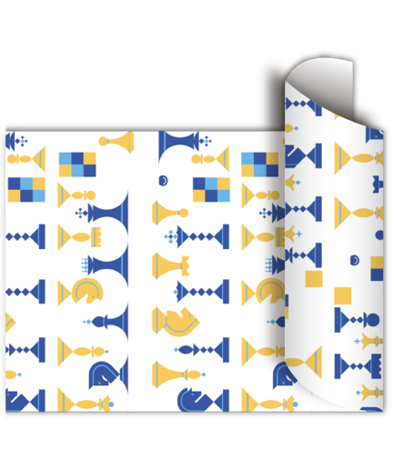 Papel de regalo bobina 40cm x100 Mts - CHESS