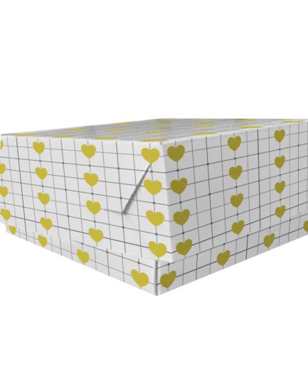 Caja CORAZONES Torta 30x30x13 (x50 uni)