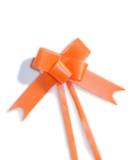Moños magicos opacos nro 12x100 u. NARANJA