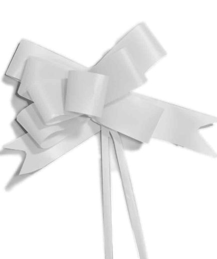 Moños magicos opacos nro 50x50 u. BLANCO