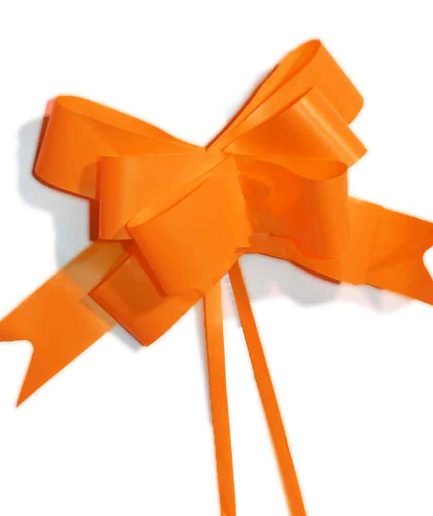 Moños magicos opacos nro 50x50 u. NARANJA
