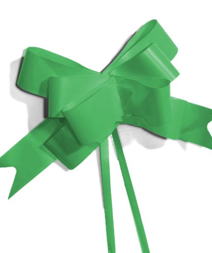 Moños magicos opacos nro 50x50 u. VERDE