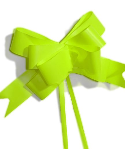 Moños magicos opacos nro 50x50 u. VERDE MANZANA