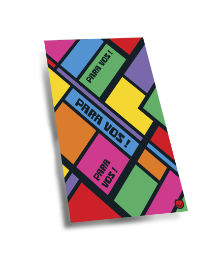 Tarjeta Para vos - Tetris x 1 Unidad Pack x 25