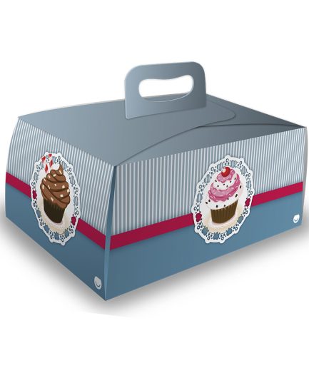 CupCake x6 Blue 16x10x23  Bx50 u.
