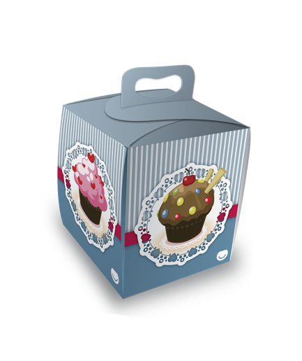 CupCake x1 Blue 9x10.5x9  Bx50 u.