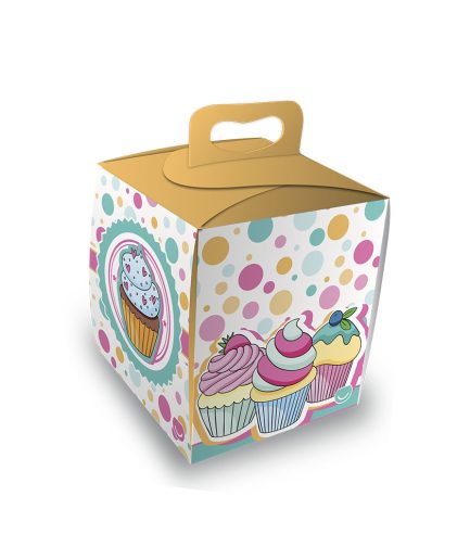 CupCake x1 Dots 9x10.5x9  Bx50 u.