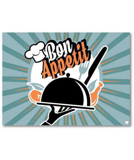 Mantel individual - BON APPETIT 40X29  x 25u.