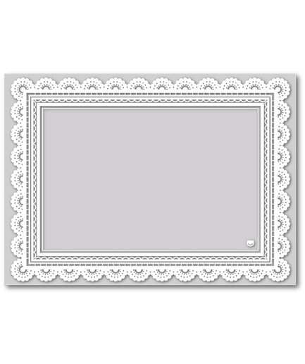 Mantel individual - PUNTILLA 40X29  x 25u.