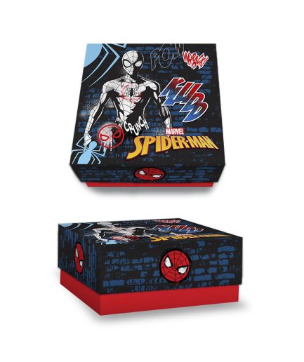 Caja Spiderman Box S 12x12x6 x 50u.