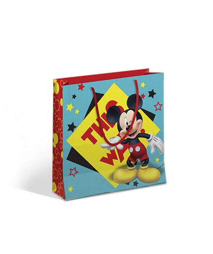 Bolsa Artesanal Plast Mickey Fun 22x8x22