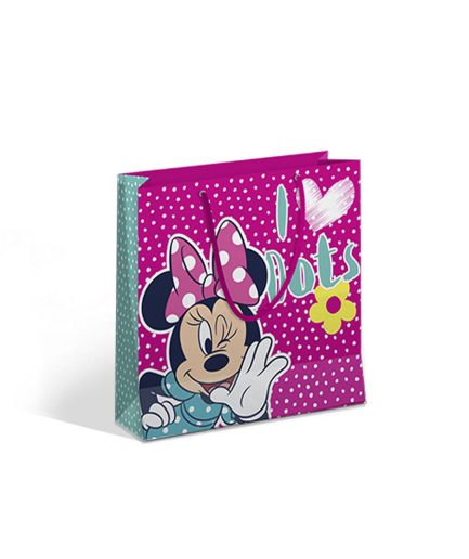 Bolsa Artesanal Plast Minnie Acqua 22x8x22