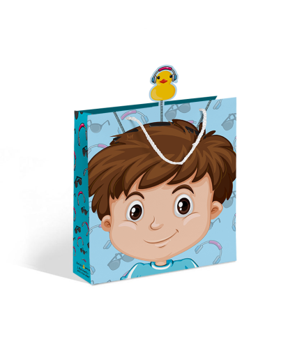 Bolsa Artesanal Patitos Play 22x10x26