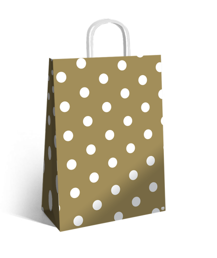 Bolsa White Dots 30x12x41