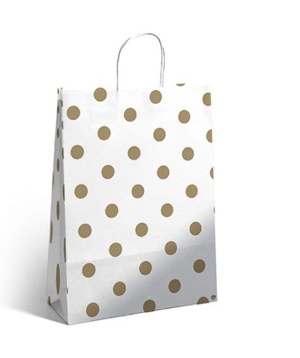 Bolsa Golden Dots 30x12x41