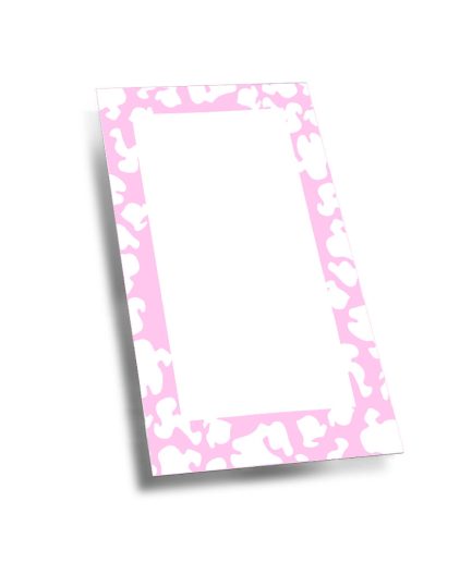 Tarjeta Marco rosa x 1 Unidad Pack x 25