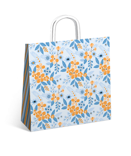 Bolsa Lines Flowers 32x10x30