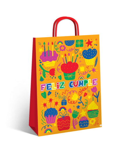 Bolsa Feliz Cumple 30x12x41