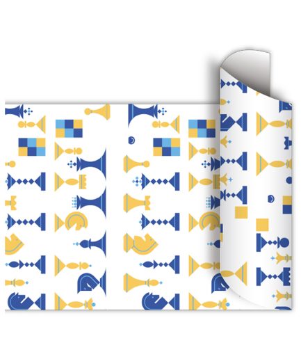 Papel de regalo bobina 60cm x100 Mts - CHESS