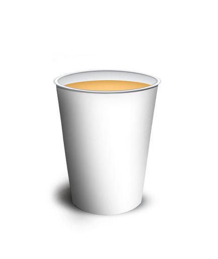 Vaso polipapel 8 oz sin impresion (frio) Bx1000