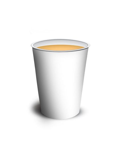 Vaso polipapel 8 oz sin impresion (caliente) Bx1000