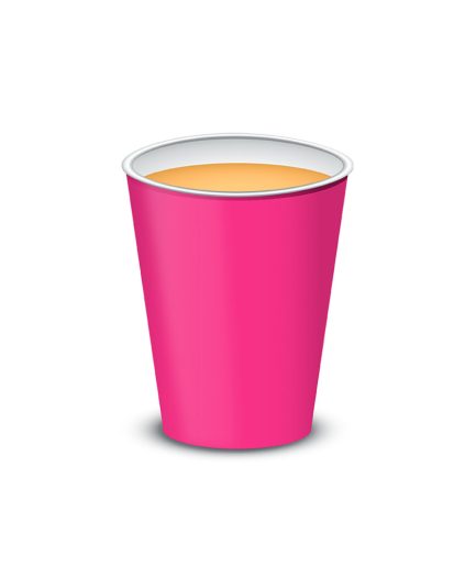 Vaso polipapel 8 oz - FUCSIA x10