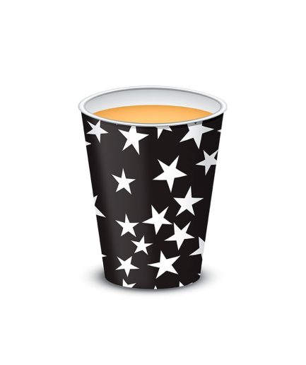 Vaso polipapel 8 oz - STARS x10