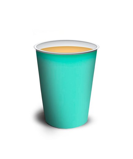 Vaso polipapel 8 oz - GREEN x10