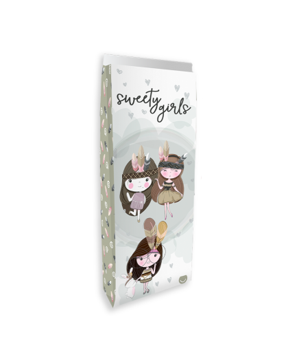 Sobre KB Sweety Girls 9x5x25 Bx2000 u.