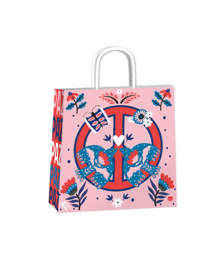 Bolsa Paz & Amor 22x10x24